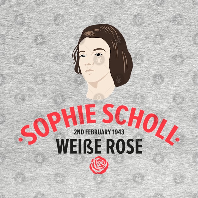 Sophie Scholl - Die weisse Rose by Boogosh